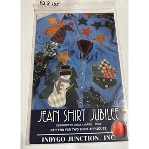 NEW Indygo Junction-Jean Shirt Jubilee Holiday Pattern & Instructions